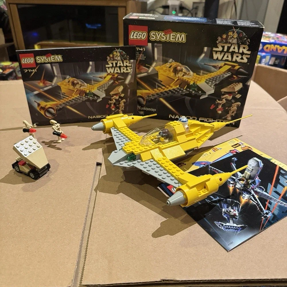 Lego Star Wars 7101 7110 71111 7121 7128 7150 7140 7131 7141  COMPLETE Box LOT
